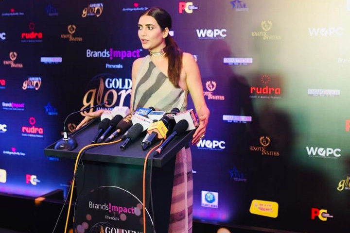 Brands Impact, Golden Glory Awards, GGA, Award, Karishma Tanna