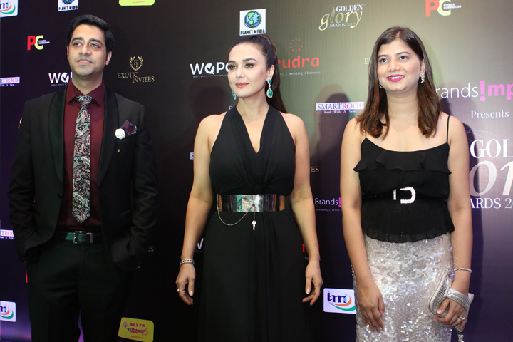 Brands Impact, Golden Glory Awards, GGA, Preity Zinta, Award, Amol Monga, Ankita Singh